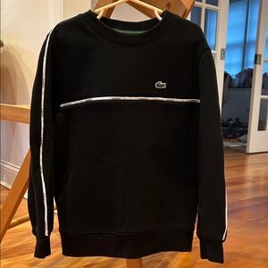 Lacoste Boy’s Black Fleece Sweatshirt